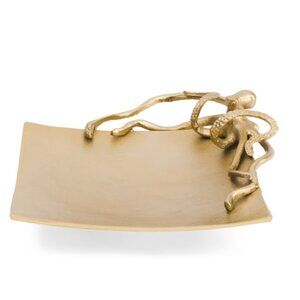 SPI 15x12in Large Cast Aluminum Octopus Dish